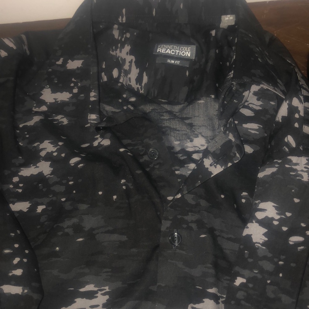 Kenneth Cole Reactiob Slim Fit Camo